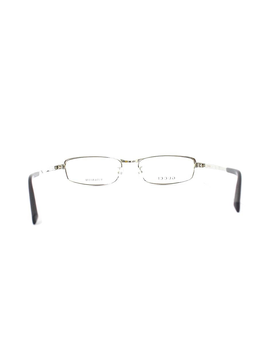 グッチ GG-9615J メガネ 眼鏡 シルバー/ブラック メタルフレーム フルリム スクエア ITTVLCLJVVX4