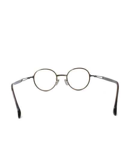 テイラーウィズリスペクト MAX メガネ アンティークゴールド/ブラウン コンビフレーム ボストン IT7U0WMSMGCW