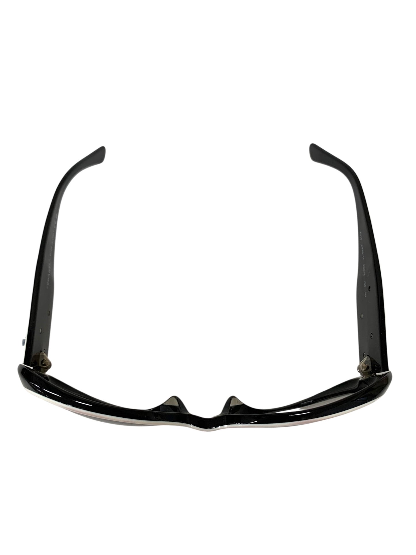 シャネル 5113 サングラス  ホワイト セルフレーム フルリム ウェリントン フラワー ITECYA8X1XNK