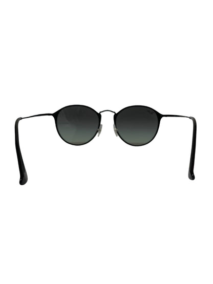 レイバン BLAZE ROUND RB3574-N サングラス ブラック メタルフレーム フルリム ラウンドフラットクリスタル ITY6SC8ZYVDO