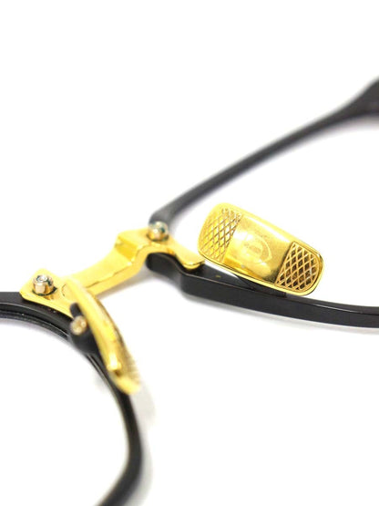 ディータ UNION DRX-2068-A-T メガネ 眼鏡 ブラック/ゴールド コンビフレーム フルリム ウェリントン IT7KKB8MTJUD