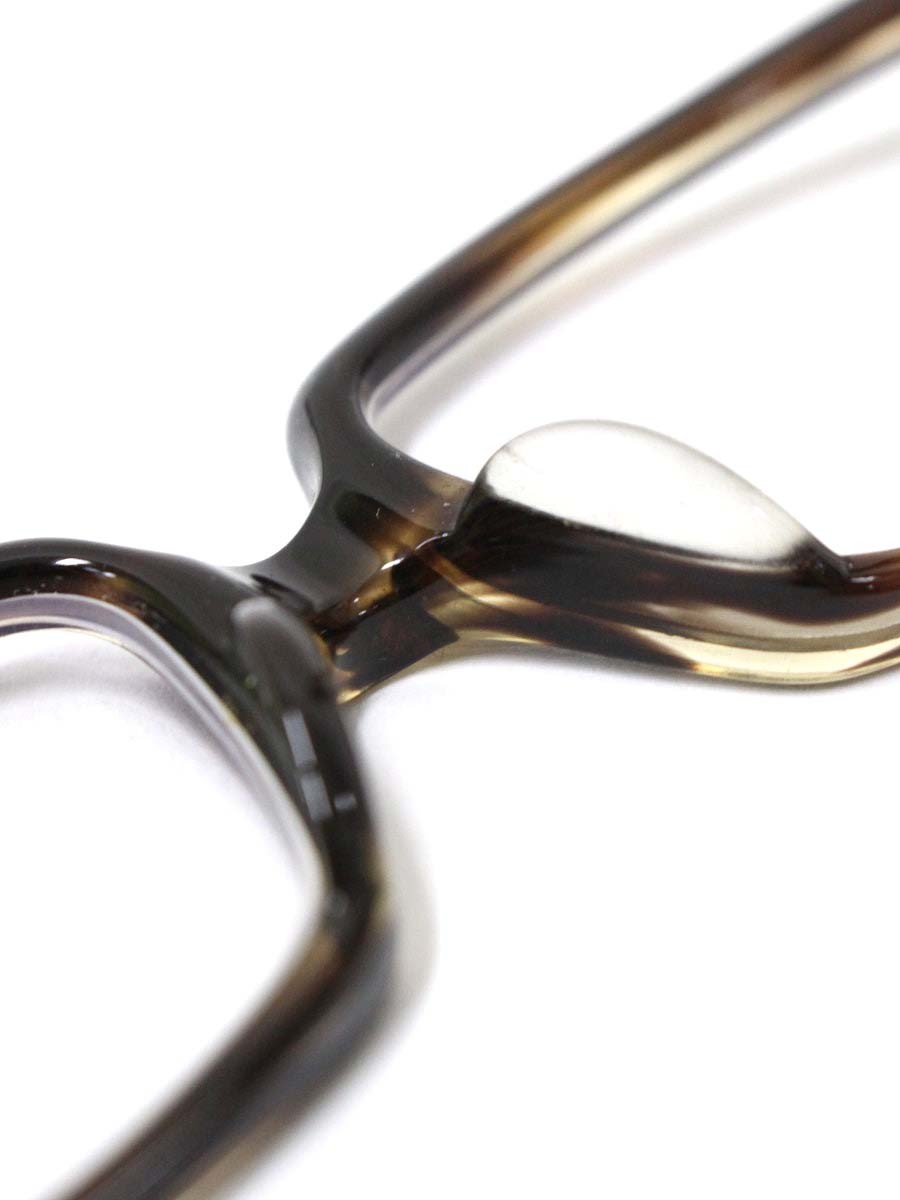 角矢甚治郎 其拾八 メガネ ブラウン セルフレーム フルリム スクエア ITIYDGE5T740