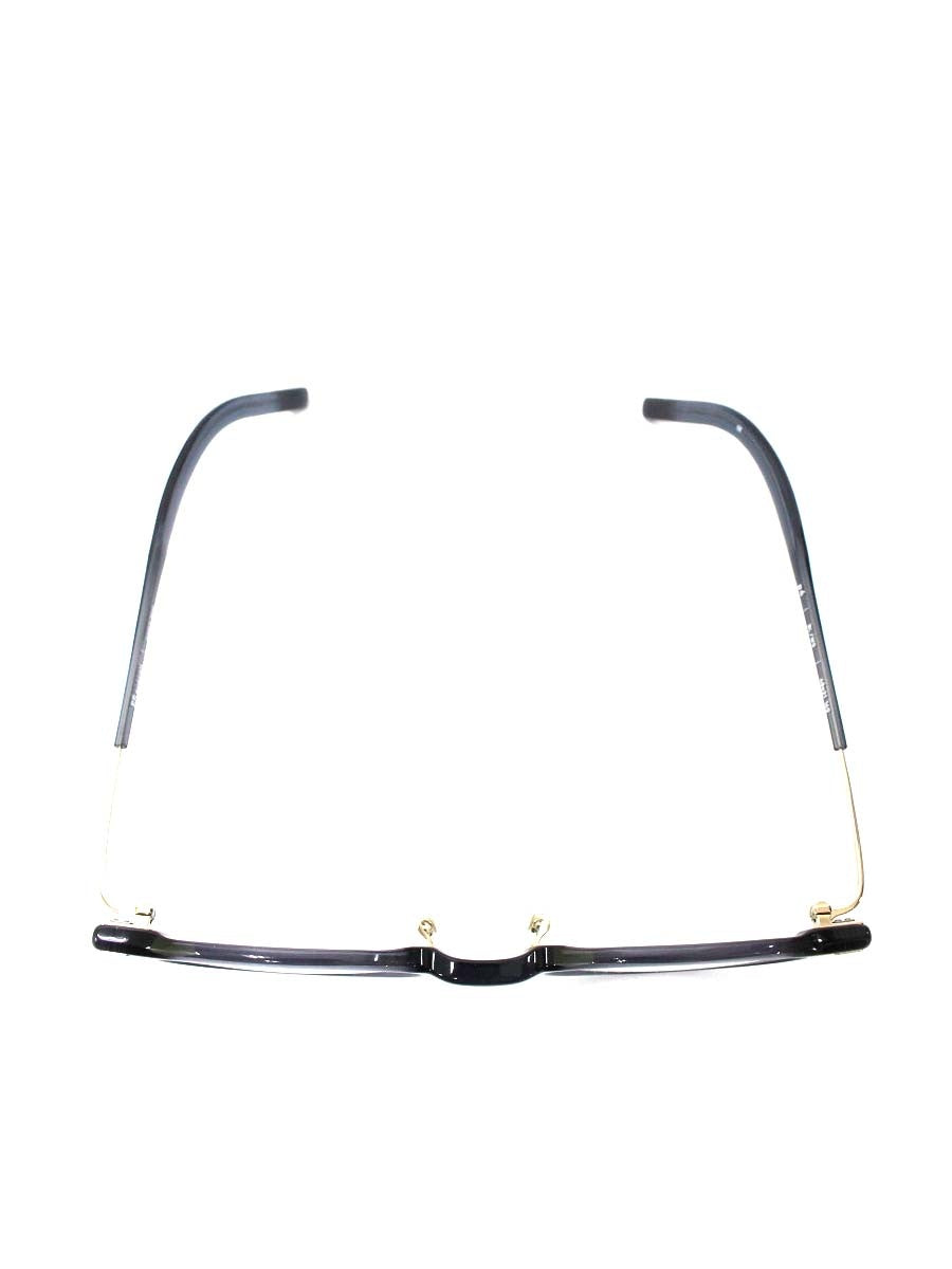 イーファイブアイヴァン P4 メガネ ブルー/ホワイトゴールド コンビフレーム フルリム ボストン IT2BKRGPOG8Y