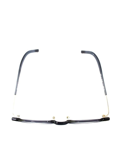 イーファイブアイヴァン P4 メガネ ブルー/ホワイトゴールド コンビフレーム フルリム ボストン IT2BKRGPOG8Y