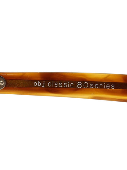 OBJ（オブジェ） havana 80-01 メガネ ブラウン セルフレーム べっ甲柄 ボストン ITTYJCSRQ7JQ