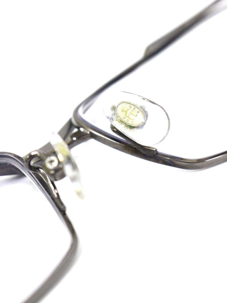 サムライ翔 SS-T25 メガネ ガンメタル/ダークレッド 智 コンビフレーム スクエア IT9H055OVBSU