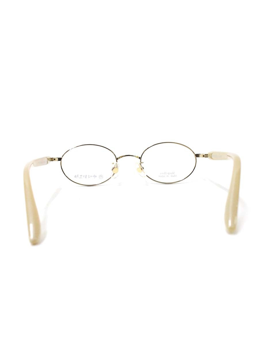 中村勘三郎 KN-2674 メガネ ベージュ/ルナゴールド コンビフレーム フルリム オーバルシェイプ ITBJ166AQ66S