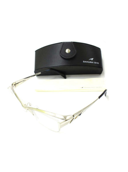 サムライ翔 SS-J205 メガネ シルバー メタルフレーム スクエア ITN0VG7CY2CY