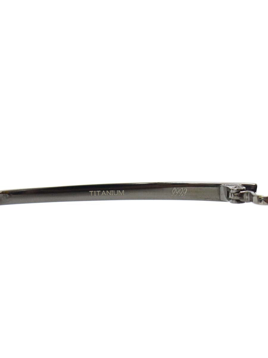 フォーナインズ S-801T メガネ ガンメタル/ブラック メタルフレーム ハーフリム スクエア ITW7G1K447BF