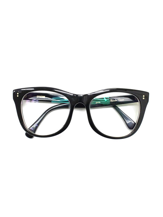 エフェクター gloria グロリア メガネ ブラック セルフレーム ボストン IT9109JE4F7W