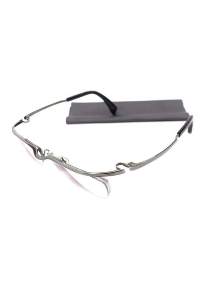 フォーナインズ S-801T メガネ ガンメタル/ブラック メタルフレーム ハーフリム スクエア ITW7G1K447BF