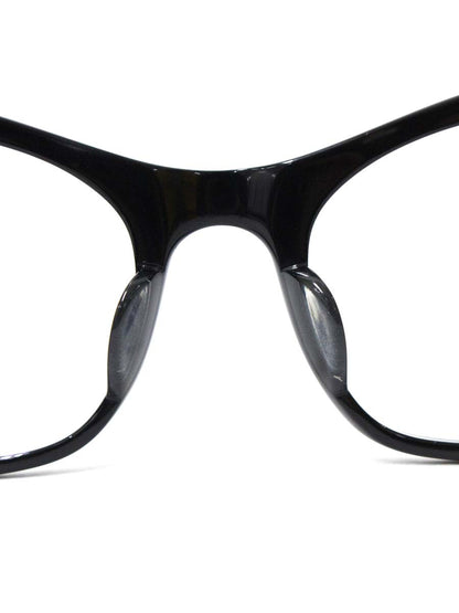 白山眼鏡店 メガネ ブラック セルフレーム フルリム オーバル IT9JF68H7H3W