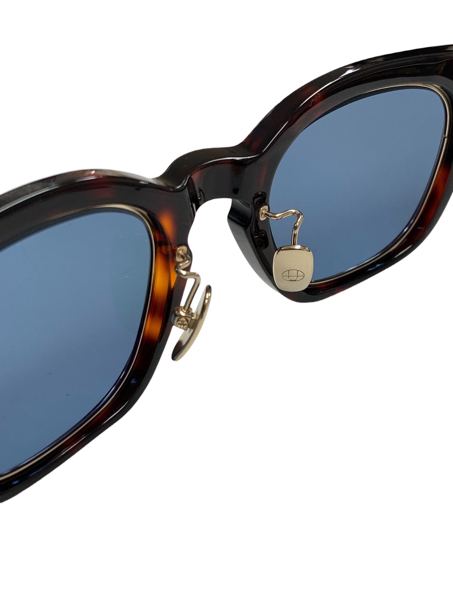 ドメスティックインターナショナル DI-1011S メガネ ブラウン コンビフレーム フルリム ウエリントン ITAKISS5EIK2