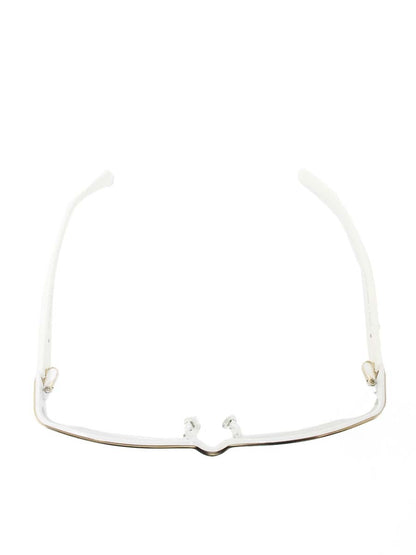 サムライ翔 リラックスライン 仁 SS-J208 LTD メガネ ホワイト 限定カラー メタルフレーム フルリム スクエア IT4WWHJ7C72G