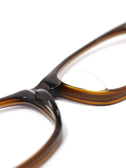 白山眼鏡店 メガネ ブラウン セルフレーム フルリム オーバルシェイプ IT81QNZYQZEA