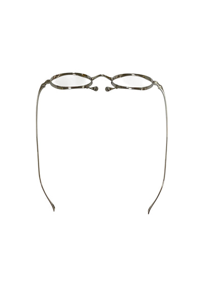 カメマンネン KMN9918 メガネ シルバー メタルフレーム フルリム オーバル ITLSODU7KF92