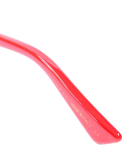 グッチ GG0162OA メガネ ブラウン/レッド/ネイビー セルフレーム スクエア べっ甲柄 ITV37UGVWBDE