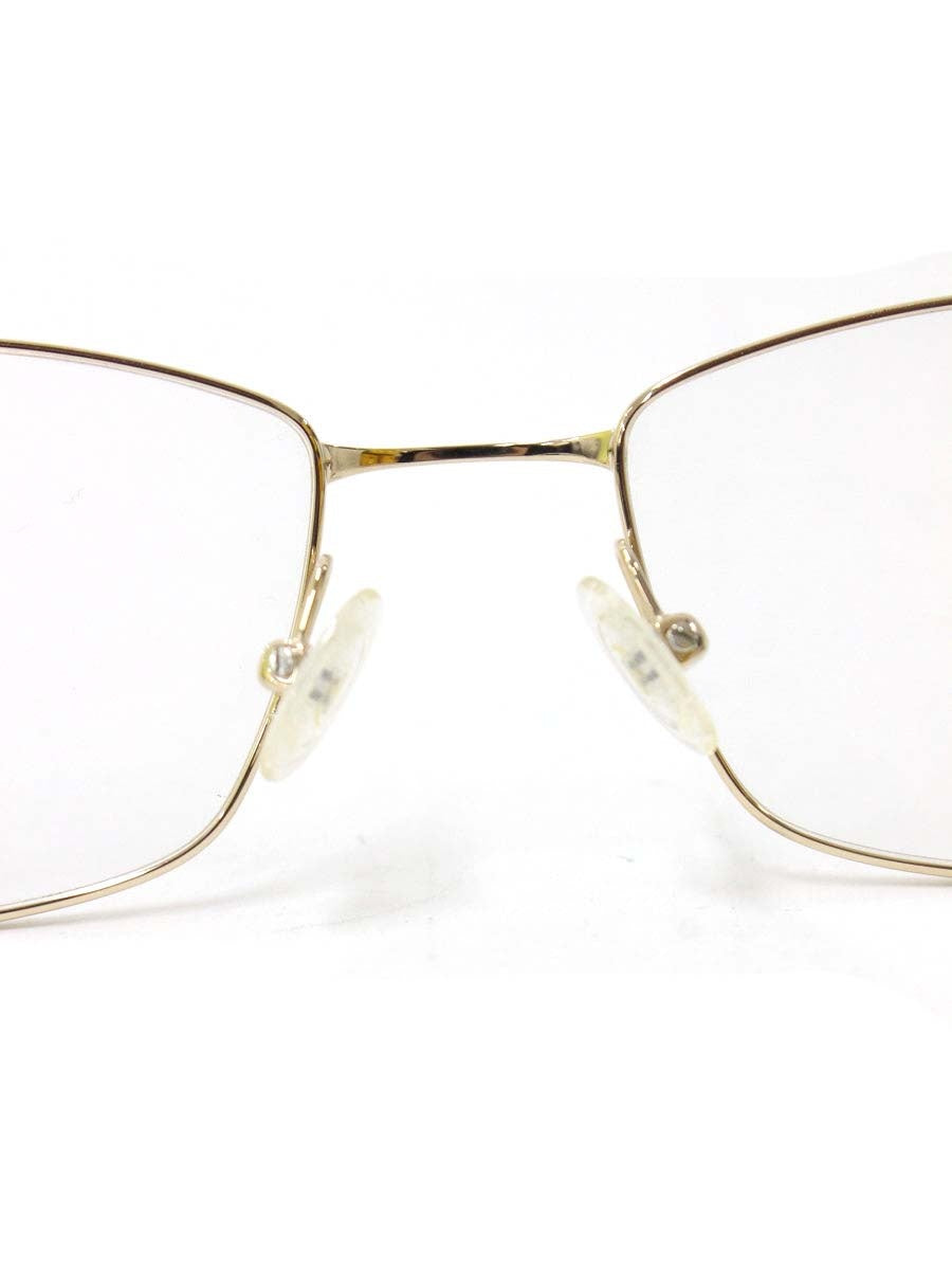 フレア FLAIR 202 メガネ ゴールド/ホワイト メタルフレーム フルリム ウエリントン ITE72V81X7ZW