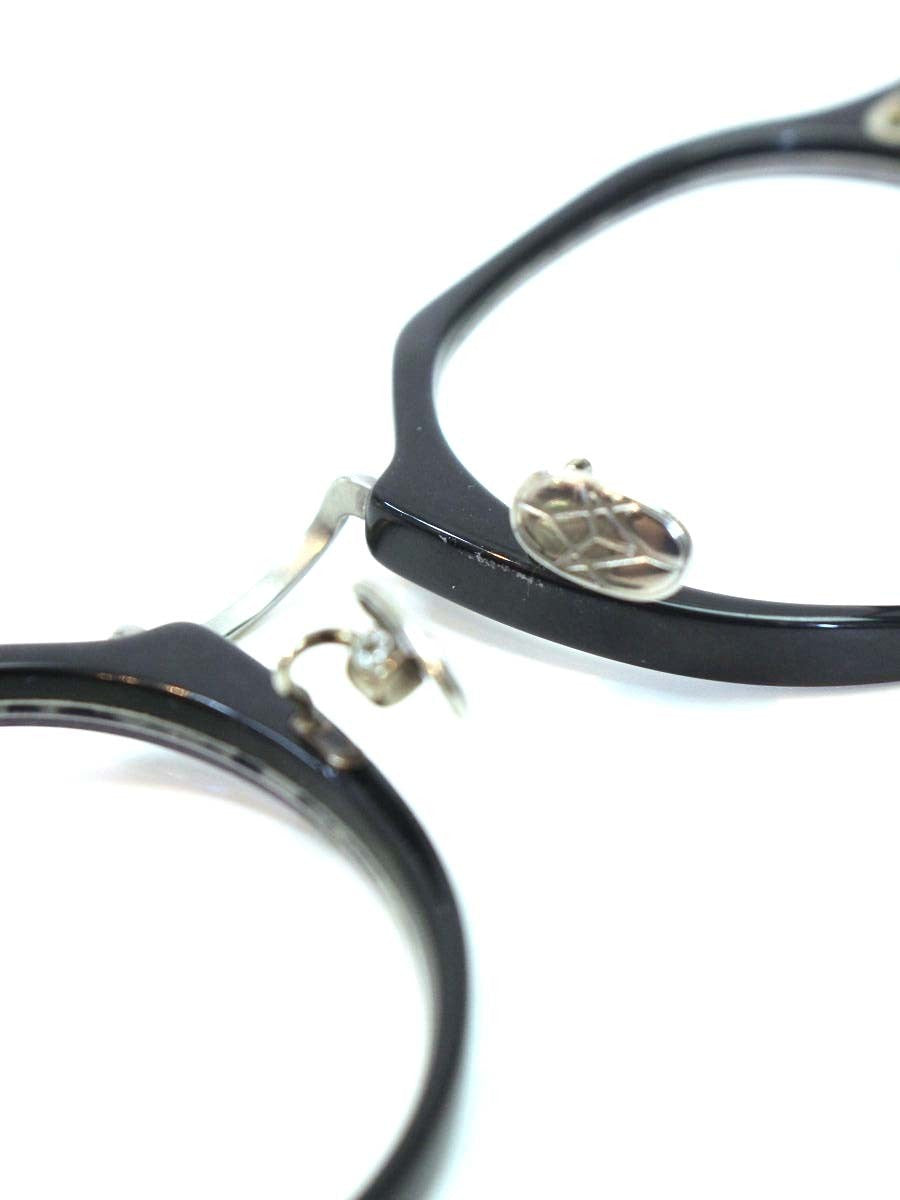 ayame（アヤメ） TPC メガネ ブラック コンビフレーム フルリム ボストン IT8GDEQAJ9DC