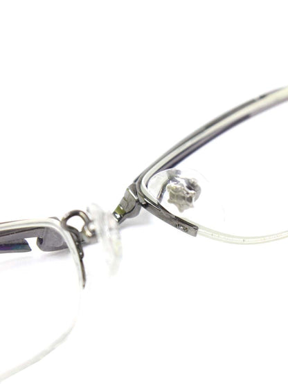 フォーナインズ S-321T メガネ 眼鏡 ガンメタル/ブラック メタルフレーム ハーフリム スクエア ITKFGVYV2O9W