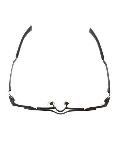 フォーナインズ S-100T メガネ ブラック チタンフレーム ハーフリム スクエア ITTFKP5YRFOY