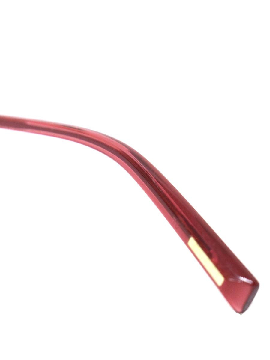 グッチ GG9617J メガネ レッド チタンフレーム フルリム スクエア ITIFZSZLG1FS