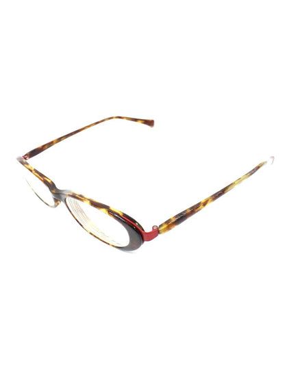 ベセペセ BP-3159 メガネ ブラウン/レッド セルフレーム フルリム オーバル ITYS6AUWFS4G