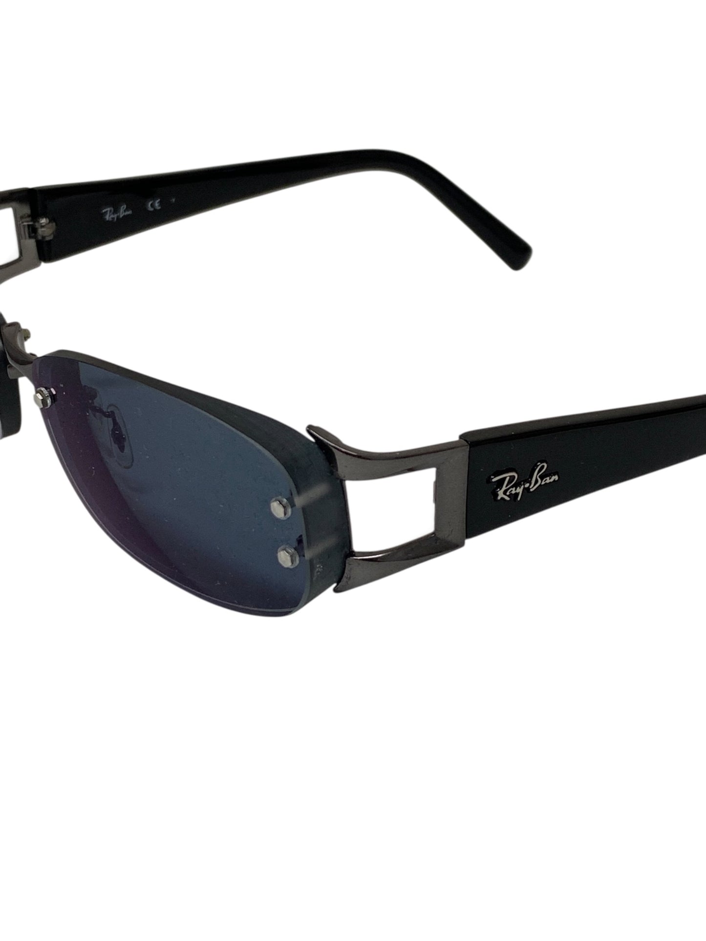 レイバン RB3397 サングラス ブラック コンビフレーム リムレス（フチなし）スクエア ITK84HOCGFBW