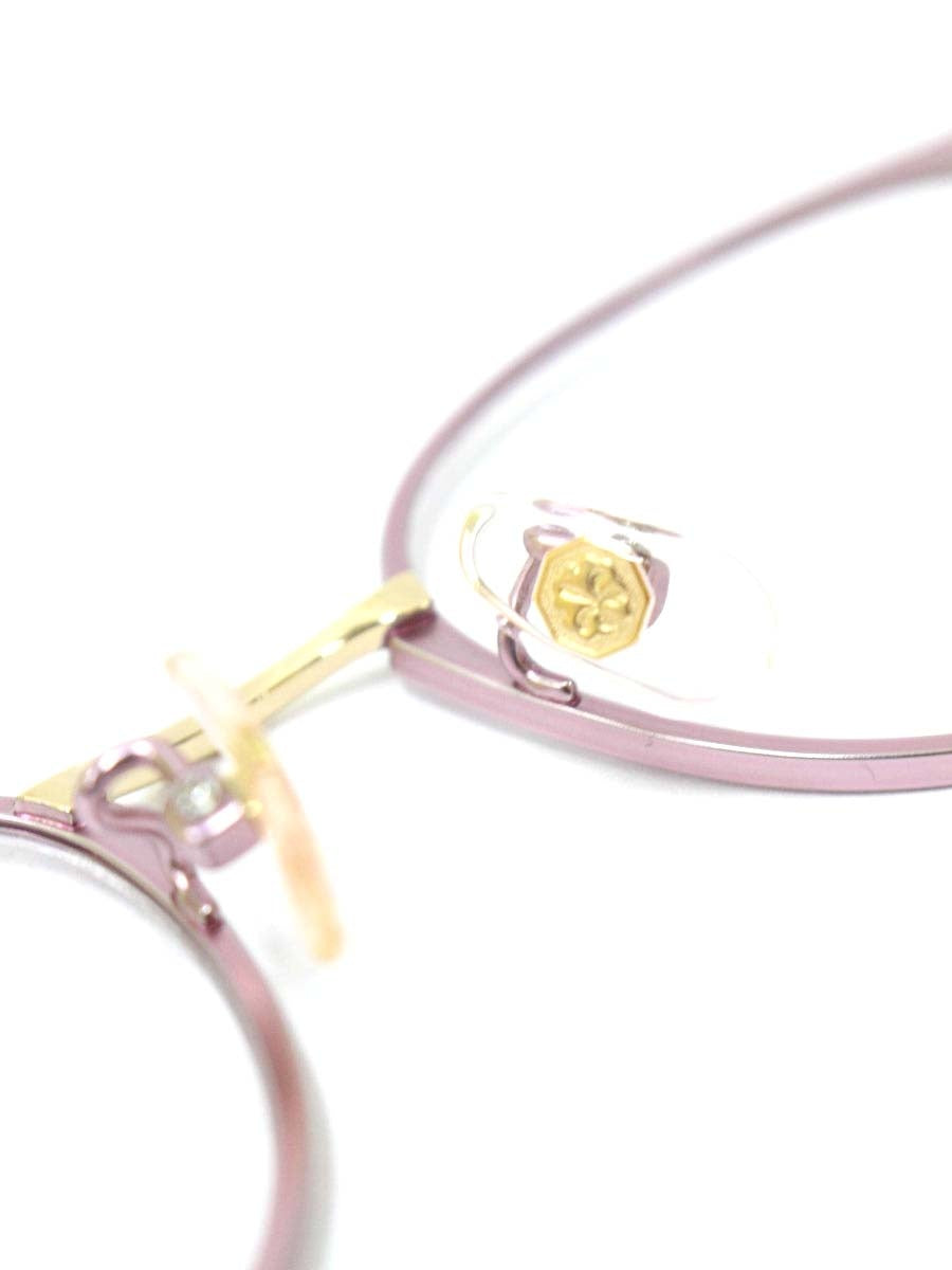 中村勘三郎 KN-2651 メガネ ピンク/パープル メタルフレーム フルリム オーバルシェイプ ITIWNVMN2WPC