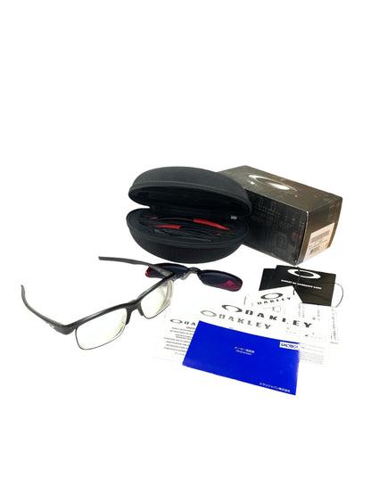 オークリー CROSSLINK FLOAT EX OX3220 メガネ ブラック サーモント コンビフレーム レンズキャリシステム ITG4GQVLQ0J8