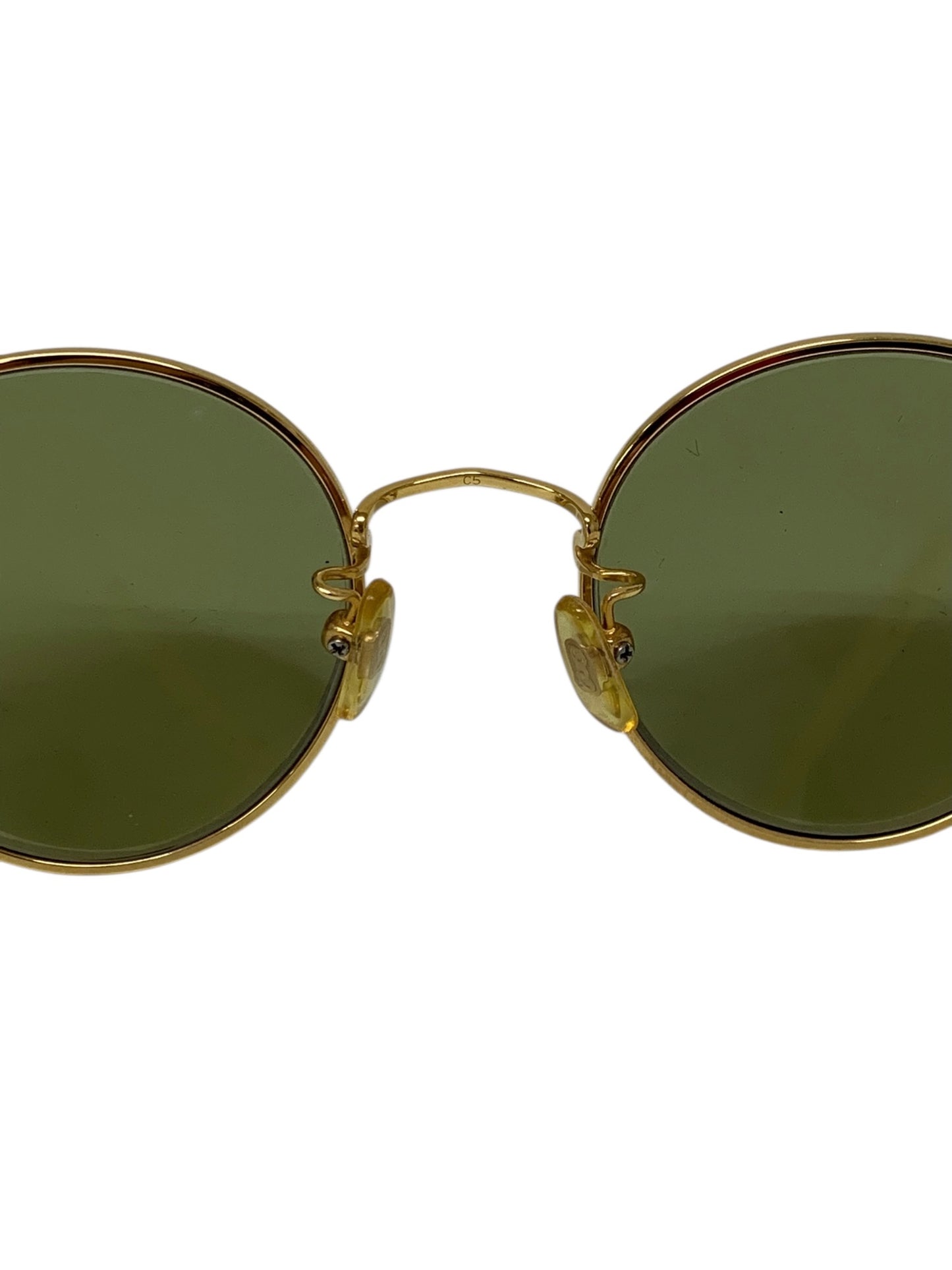 白山眼鏡店 C5 サングラス ゴールド ラウンド IT2ZPTX8SX5M