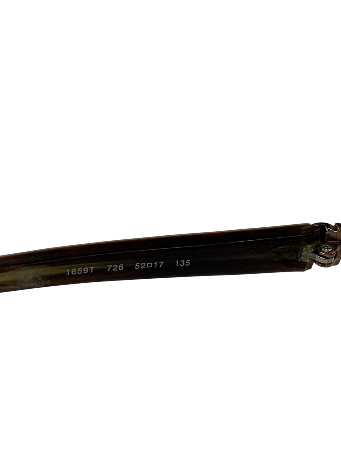 サルヴァトーレフェラガモ 1659T メガネ ブラウン リムレス オーバル ITKCADGZBR0C