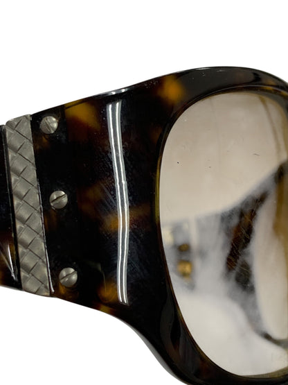 ボッテガヴェネタ イントレチャート BV45/S サングラス ブラウン セルフレーム フルリム ティアドロップ IT5F52NJSWE8