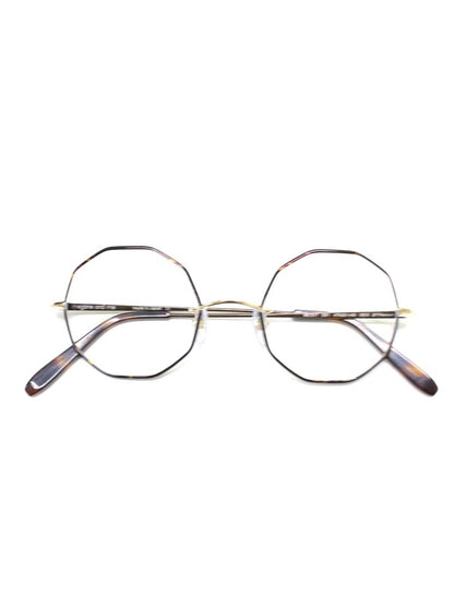 メガネアンドミー GEO ME007 メガネ ブラウン べっ甲柄 IT4KTYHRK7R4