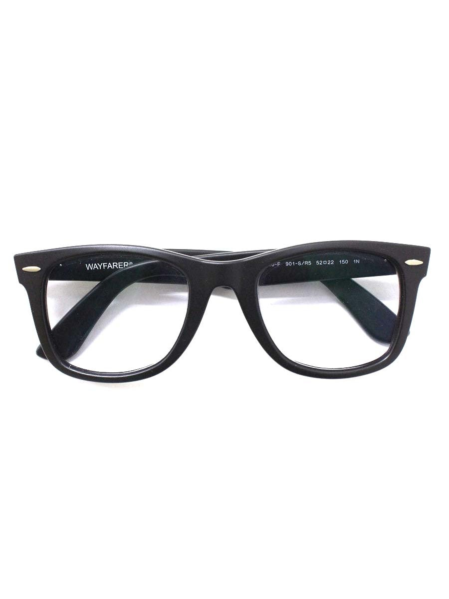 レイバン WAYFARER ウェイファーラー RB2140-F メガネ 眼鏡 ブラック ウェリントン ITSQ39NLT5DG