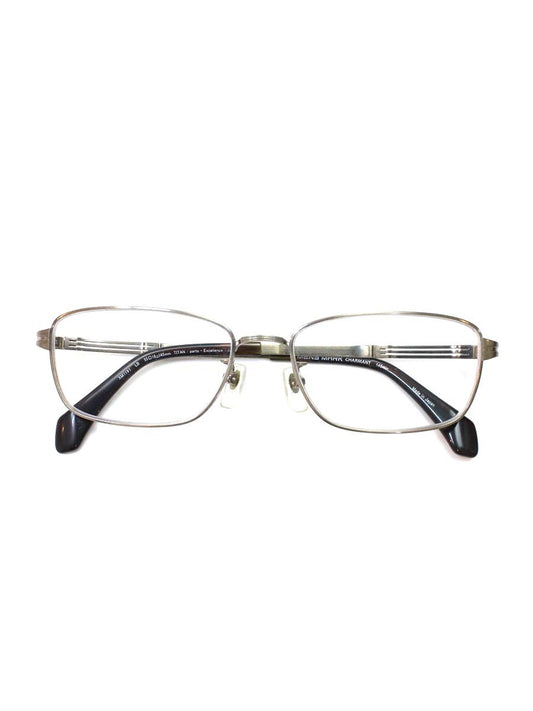 シャルマン MENS MARK XM1191 メガネ ライトブラウン メタルフレーム フルリム スクエアシェイプ ITCAQ140JU2O
