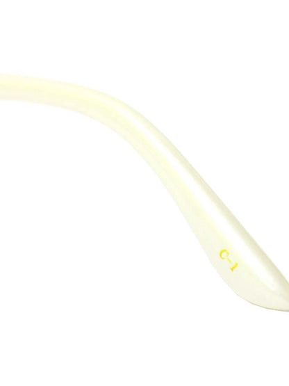 中村勘三郎 KN-2612 メガネ ゴールド/ホワイトパール 手作り チタニウム コンビフレーム ハーフリム スクエア IT4N7TCJTG7C