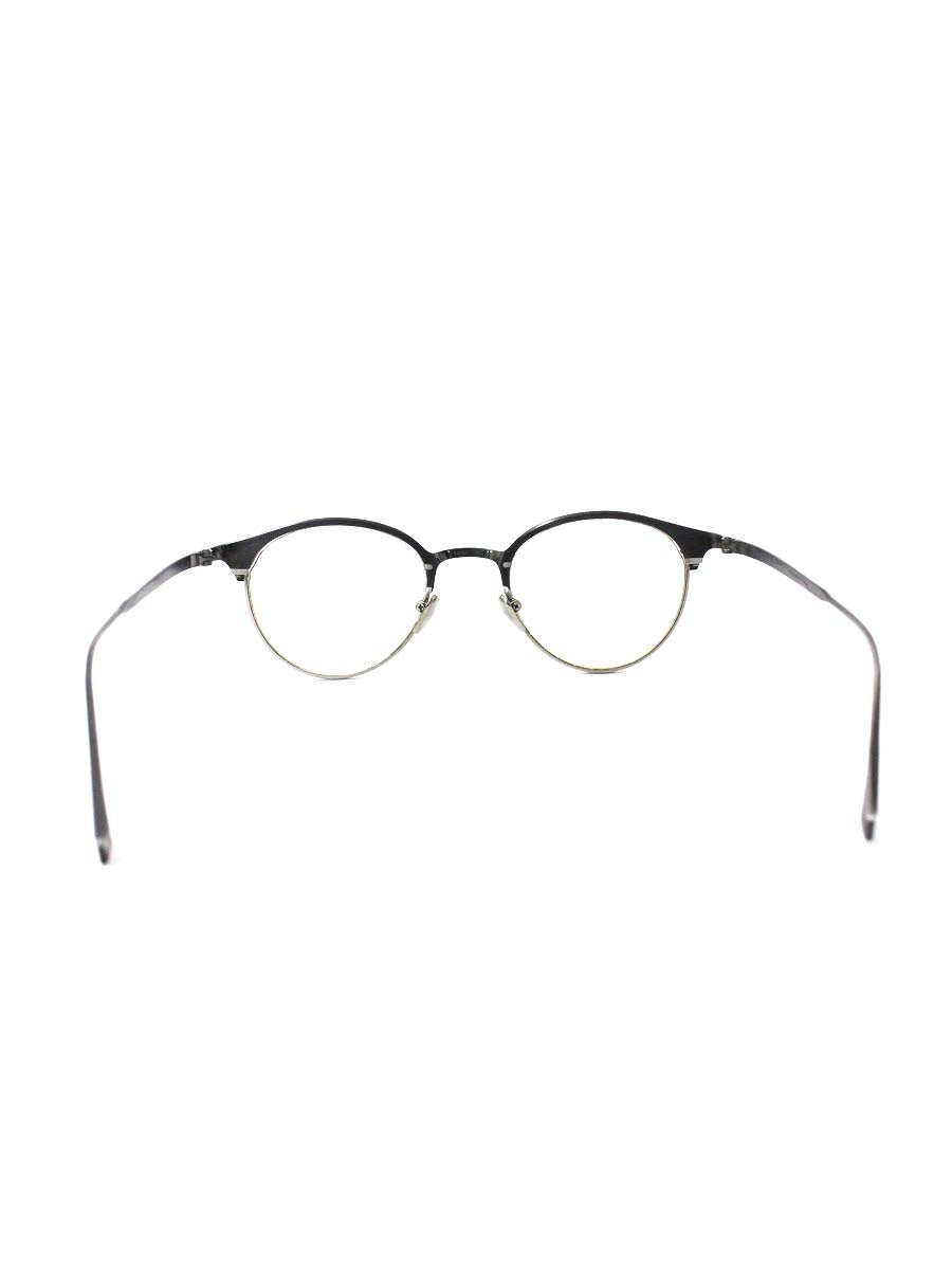 増永眼鏡 ASTORIA メガネ チャコール/シルバー アストリア メタルフレーム フルリム ボストン ITPDECQCLDDW