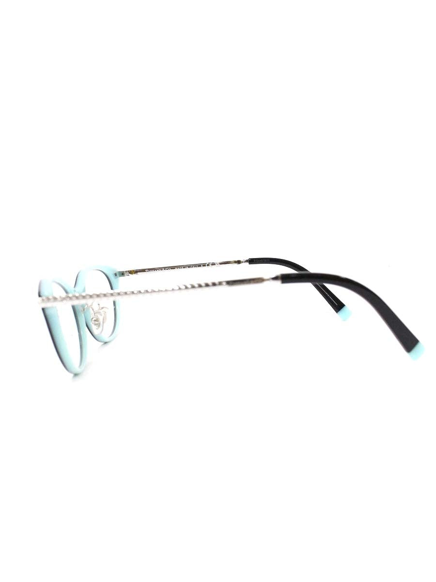 ティファニー TF2210-D メガネ ブラック/シルバー/ティファニーブルー コンビフレーム オーバル ITCY6E8RO9VU