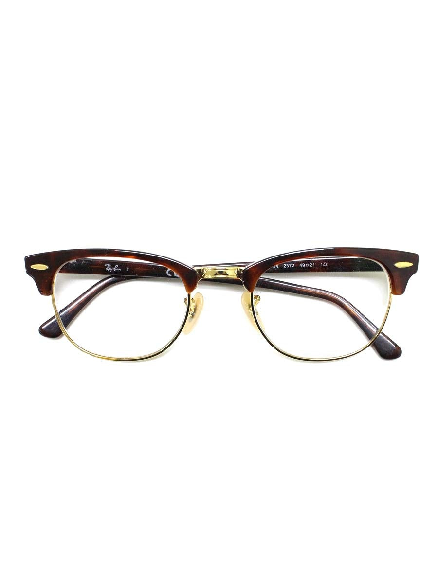 レイバン RB5154 メガネ ブラウン/ゴールド コンビフレーム フルリム ウェリントン ITEQMLHBCYPW