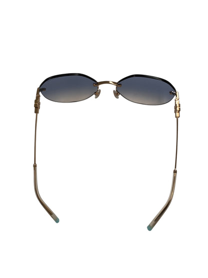 ティファニー New Women Sunglasses TF3077 6160/16 サングラス ゴールド リムレス ティアドロップ 2021 ITYJQK0489OW