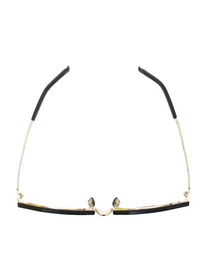 フォーナインズ M-80/9101 メガネ ブラック/ゴールド コンビフレーム フルリム ウェリントン ITMDDSTJFB6C