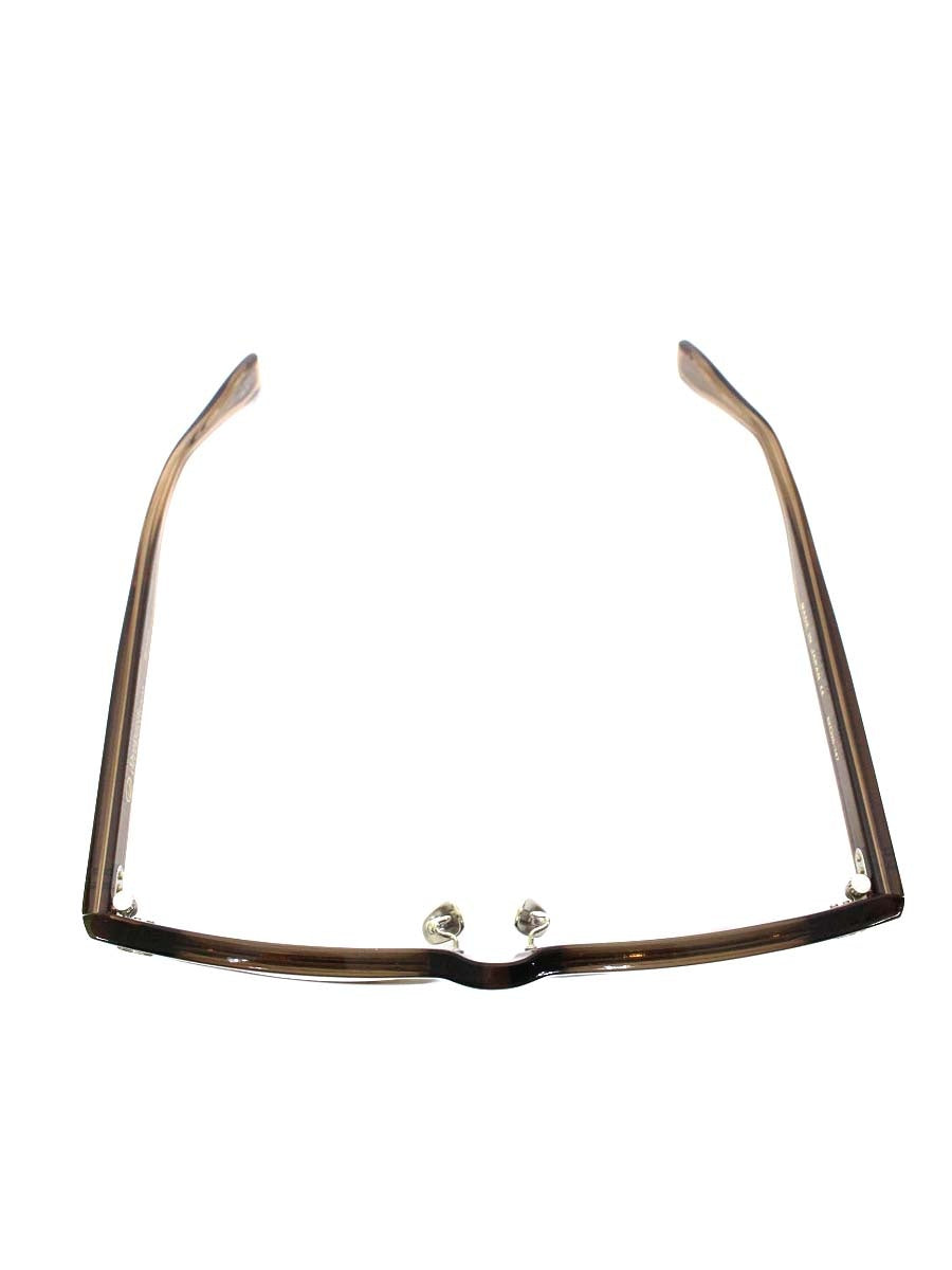 ドメスティックインターナショナル DI-1004 メガネ ブラウン セルフレーム フルリム ウェリントンシェイプ IT7JHZTJP9G0