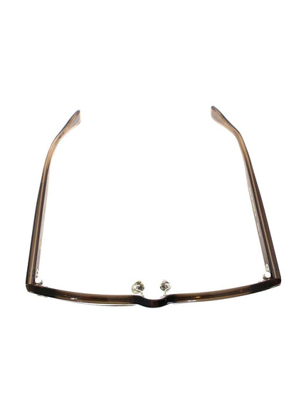 ドメスティックインターナショナル DI-1004 メガネ ブラウン セルフレーム フルリム ウェリントンシェイプ IT7JHZTJP9G0