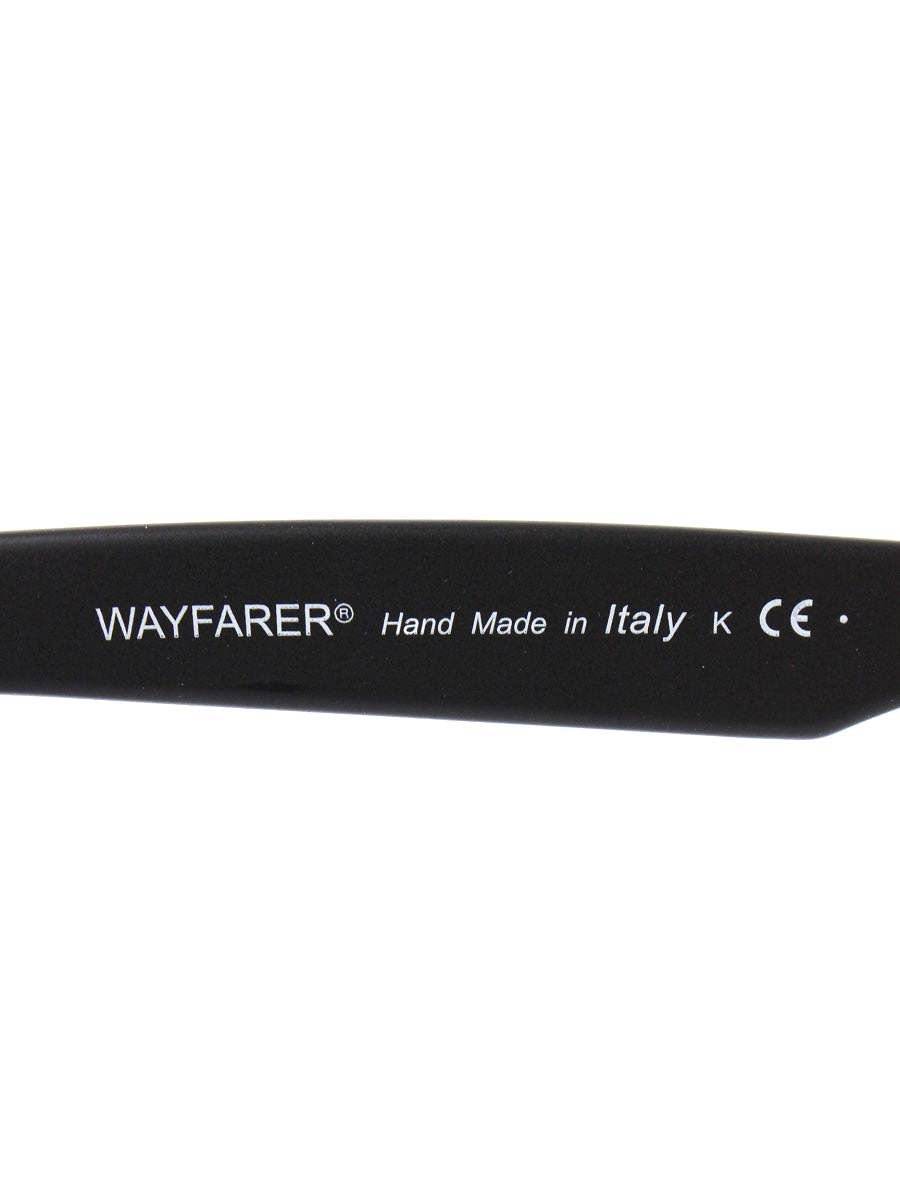 レイバン WAYFARER ウェイファーラー RB2140-F メガネ 眼鏡 ブラック ウェリントン ITSQ39NLT5DG