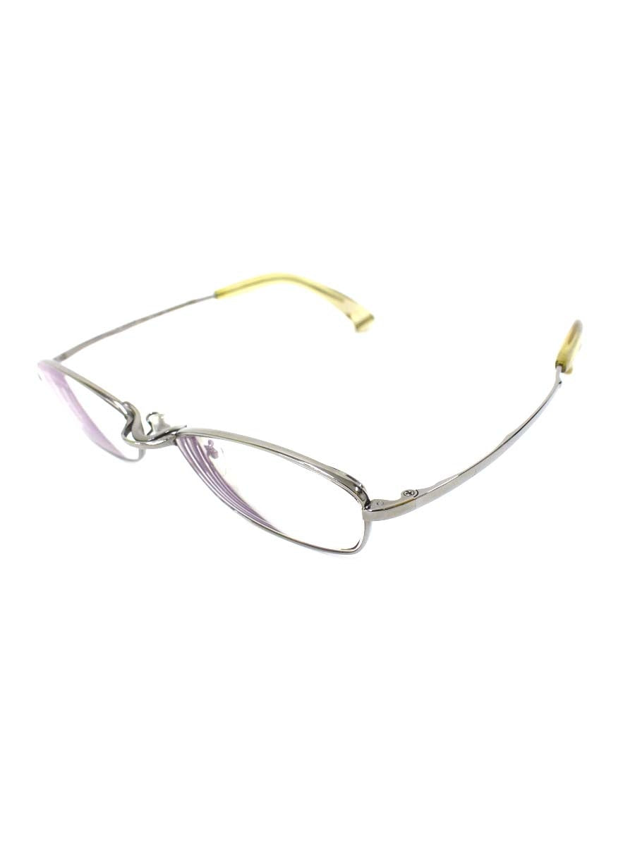 フォーナインズ S-620T メガネ メタルシルバー/ライトブラウン メタルフレーム フルリム スクエア ITKFOHS7WFFU