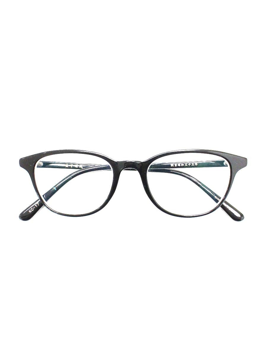 金子眼鏡 CELLULOID KC-17 メガネ ブラック セルフレーム フルリム ウェリントン IT8SB046GMAC