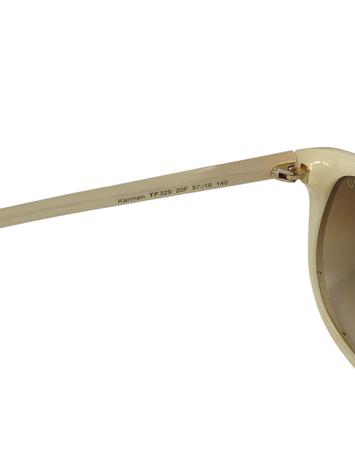 トムフォード TF329 サングラス ホワイト セルフレーム フルリム ボストン ITZPKRJ0SNDI
