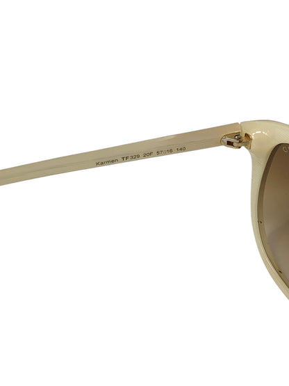 トムフォード TF329 サングラス ホワイト セルフレーム フルリム ボストン ITZPKRJ0SNDI