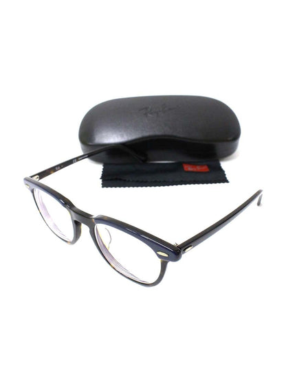 レイバン RB7119F メガネ ネイビー/ブラウン セルフレーム フルリム ウェリントン ITFJOU874BEC